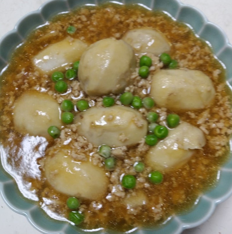 里芋は 英語で Taro チャレンジ料理 里芋そぼろ煮 仙台ミッチーのなるほどな日々