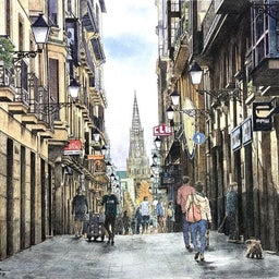 画像 第18回風景を描くペン画展・作品-6 の記事より 1つ目