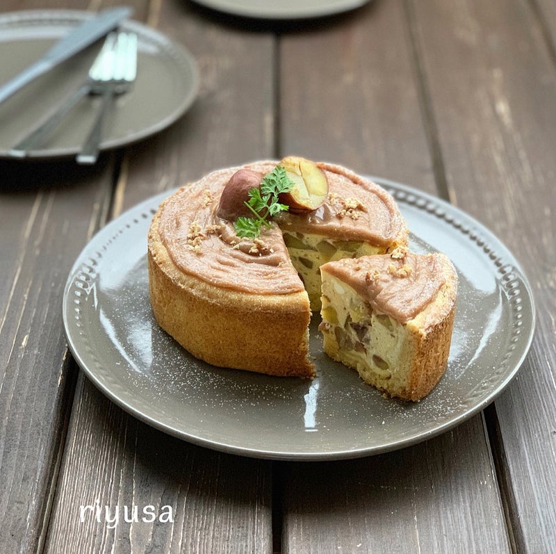 褒められおやつレシピ】栗のチーズケーキタルト | riyusa日和。ザッパレシピで褒められおやつと時々おかず