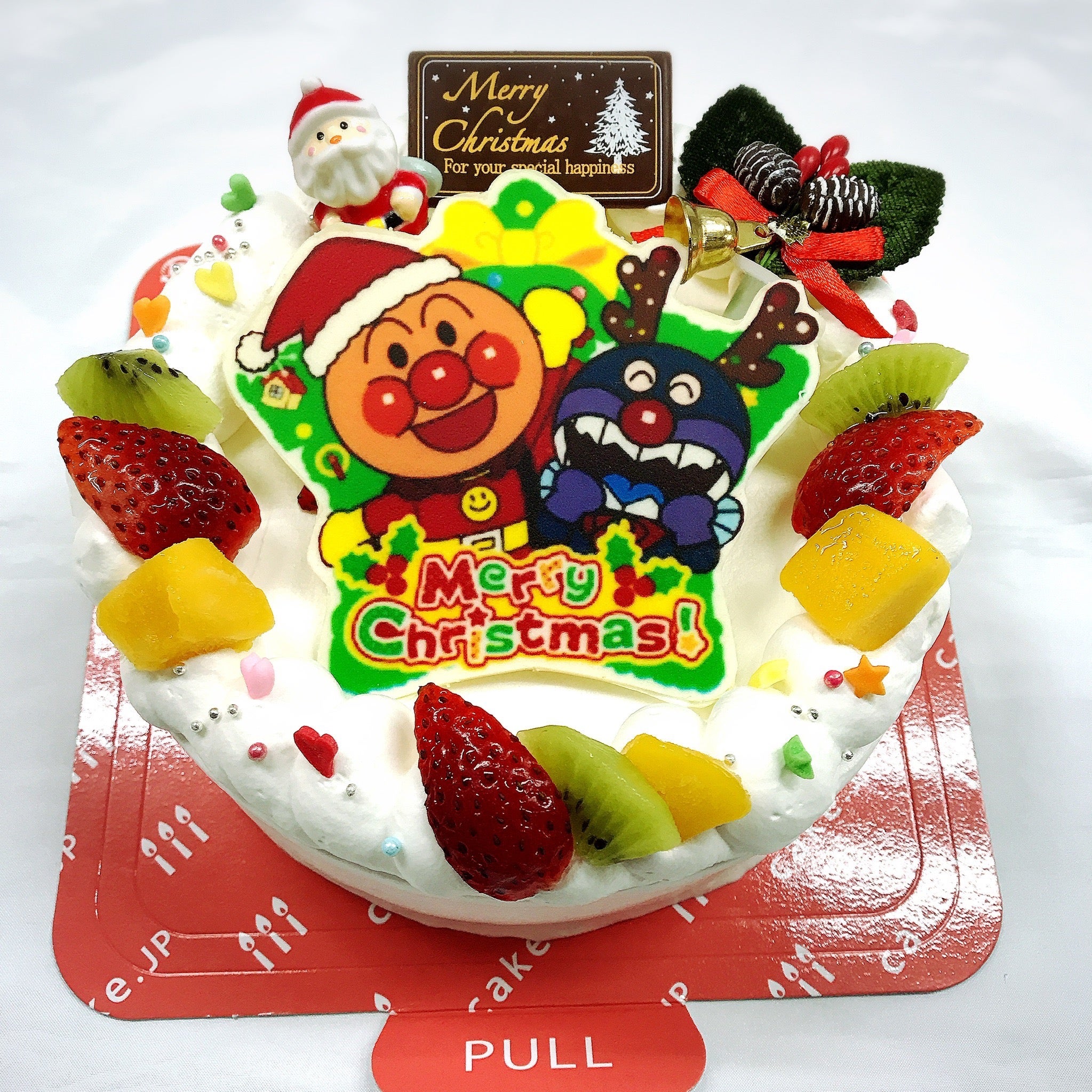 クリスマスポップアップイラストフォト アンパンマンケーキl 菓の香サプライズケーキ制作実績 サプライズケーキ菓の香公式ブログ