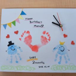画像 満席　川崎　手形ぺったんアート時計・手形アート　赤ちゃんから参加できる　 の記事より 2つ目