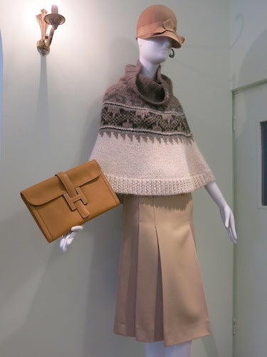 CELINE ヴィンテージ 70年代 セリーヌ ボックスプリーツ スカート