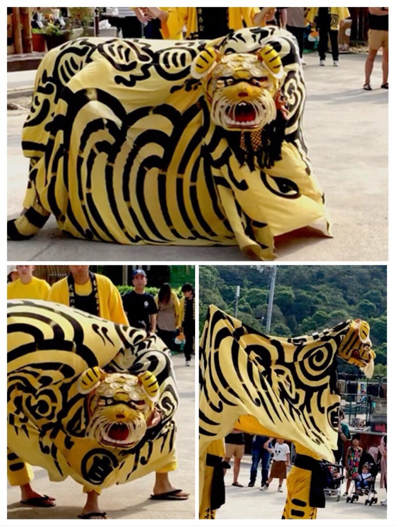 しろとり動物園で虎の獅子舞見て来たよ | ka-ru のブログ