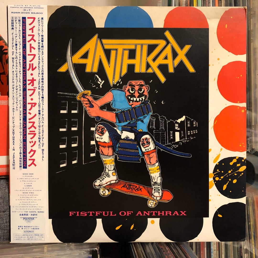 ANTHRAX アンスラックス Fistful Of Metal Patch ワッペン 再入荷/予約販売!