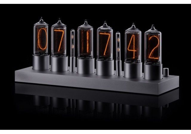 最大63%OFFクーポン ニキシー管時計DIYキットマルチカラー1224時間表示IN14光る管時計組み立てキットニキシーボードDIY管時計