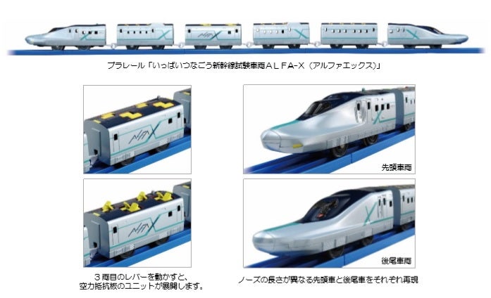タカラトミー、「新幹線試験車両ALFA-X」のプラレールを発売 | トレンドボケ防止