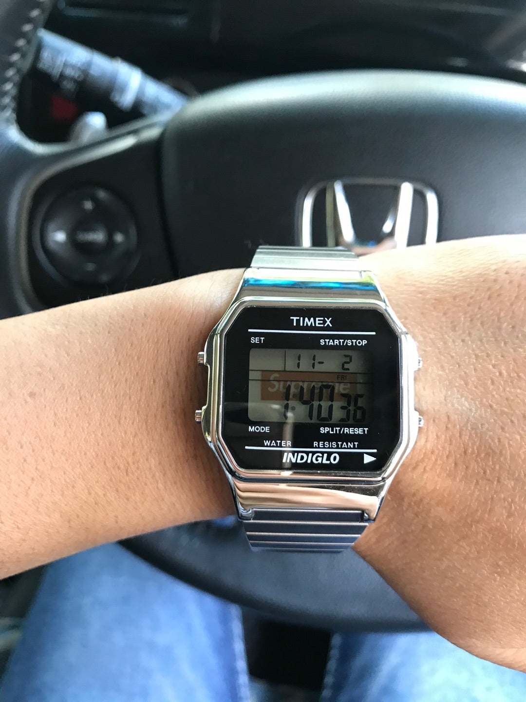 Supreme TIMEX 腕時計 - 腕時計(デジタル)