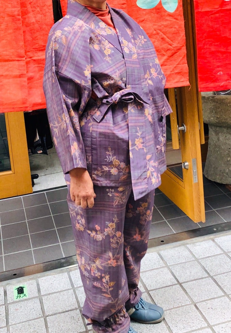 ふっくらさんのオーダー作務衣が出来ました 姫路から世界発信 着物が大好き 日本の昔の生活に憧れる女将 ひかるのブログ