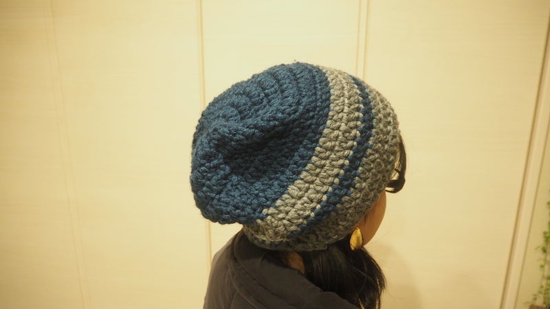 かぎ針編み物 100均商品でゆったりニット帽子の作り方 メンズ レディース 編み始め Diyボタニカルライフのnkガーデン