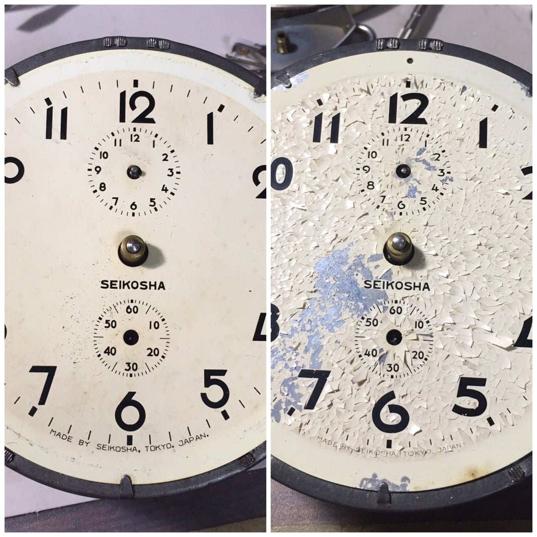 【即納&大特価】アンティーク/コレクション昭和レトロな精工舎目覚まし時計を修理しています | 路地裏の骨董カフェ