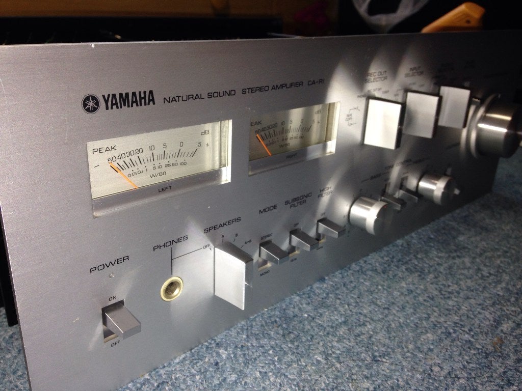 YAMAHA CA-R1 メンテ完了 | 古いオーディオたち と 写真