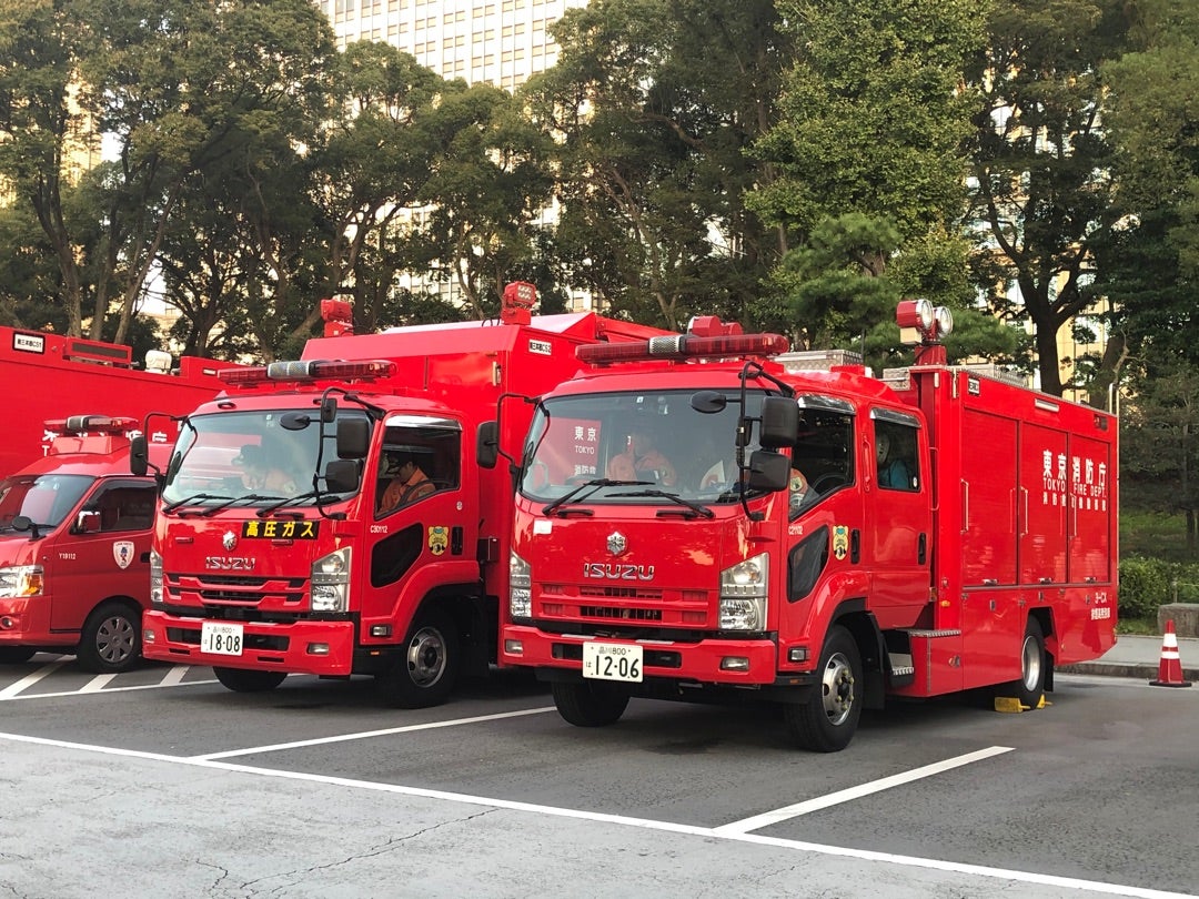 祝賀御列の儀を裏で支えた東京消防庁の特殊車両たち ３