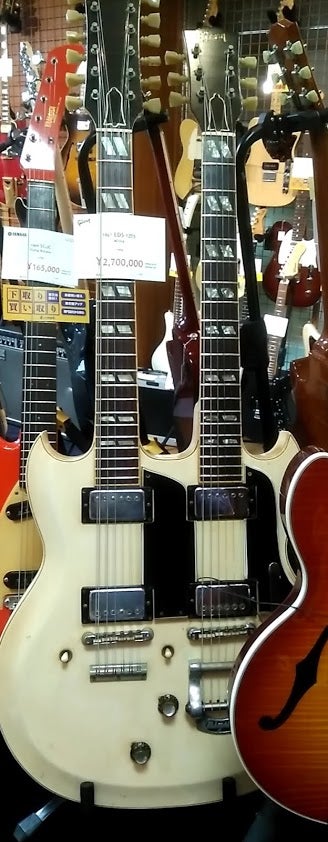 値下げ歓迎　ダブルネックギター ハンドメイド ギブソンパーツ使用 X8GM002