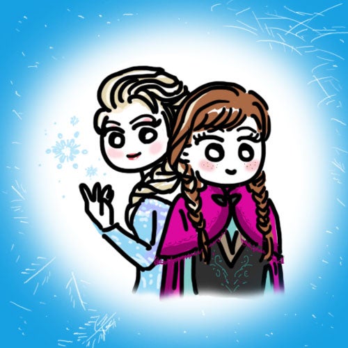 アナと雪の女王2が観たい 風々ふわこのイラスト日記