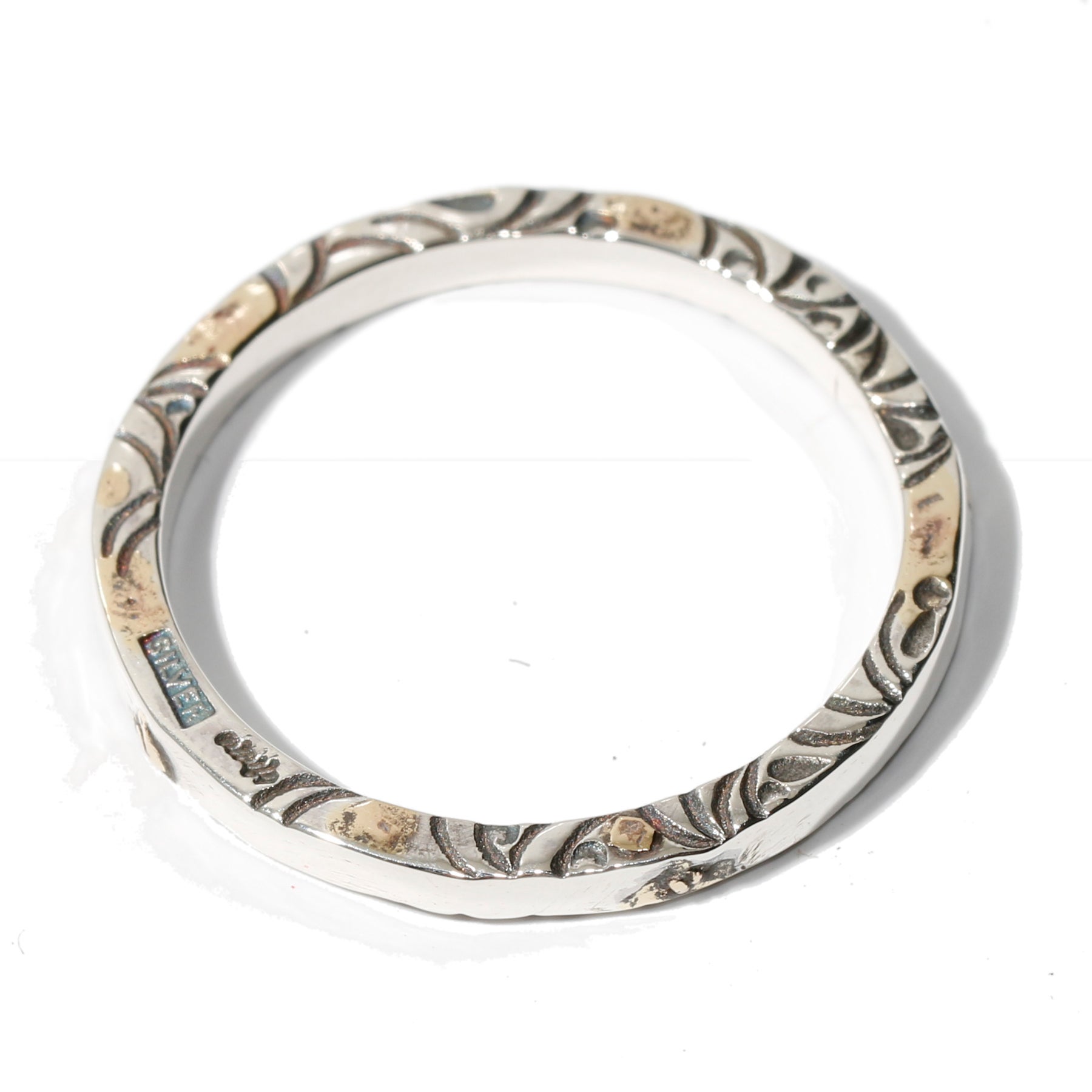 VIVIFY(ビビファイ)/Side Arabesque Ring(2mmbody) w/gold　商品ページ 通販 取り扱い-CONCRETE  RIVER