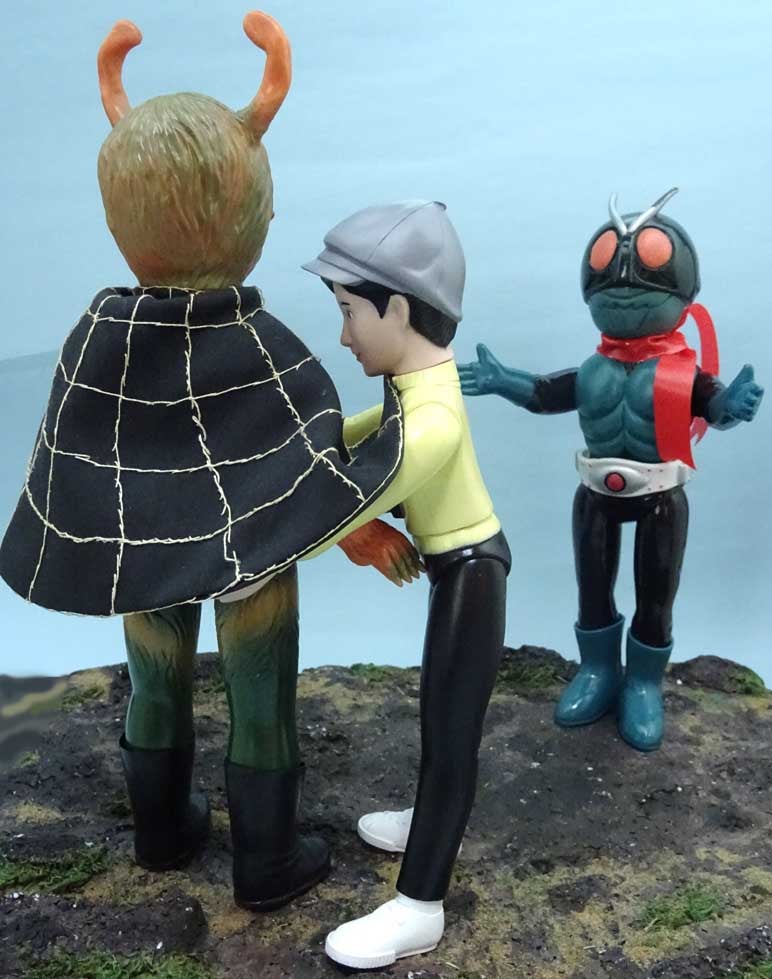 第一話シリーズ＞ 仮面ライダー より「怪奇蜘蛛男」（レトロ