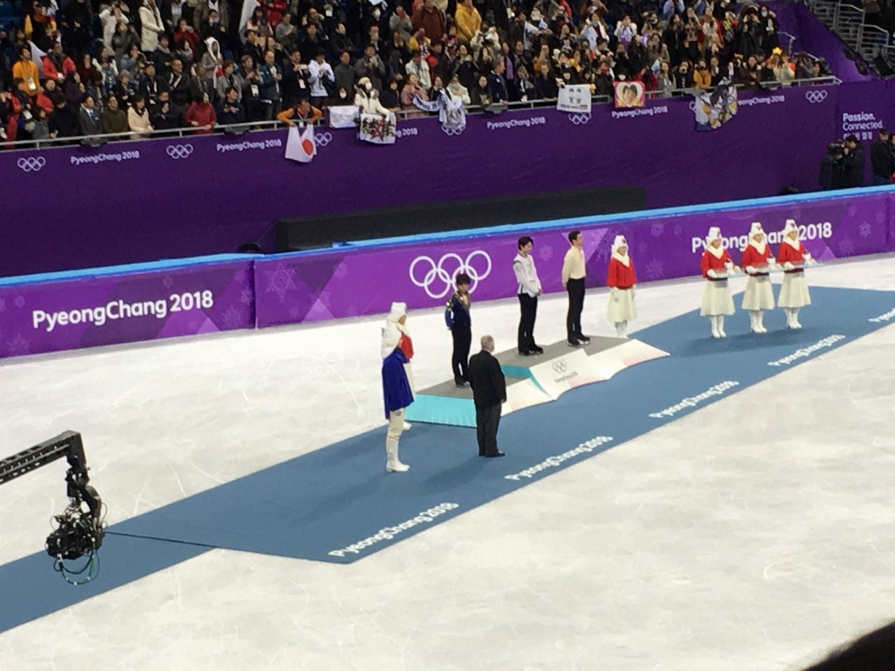 平昌オリンピック　祝・羽生君のフィギュアを観戦の記事画像