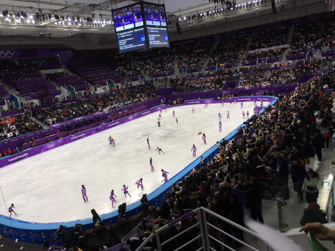 平昌オリンピック　祝・羽生君のフィギュアを観戦の記事画像