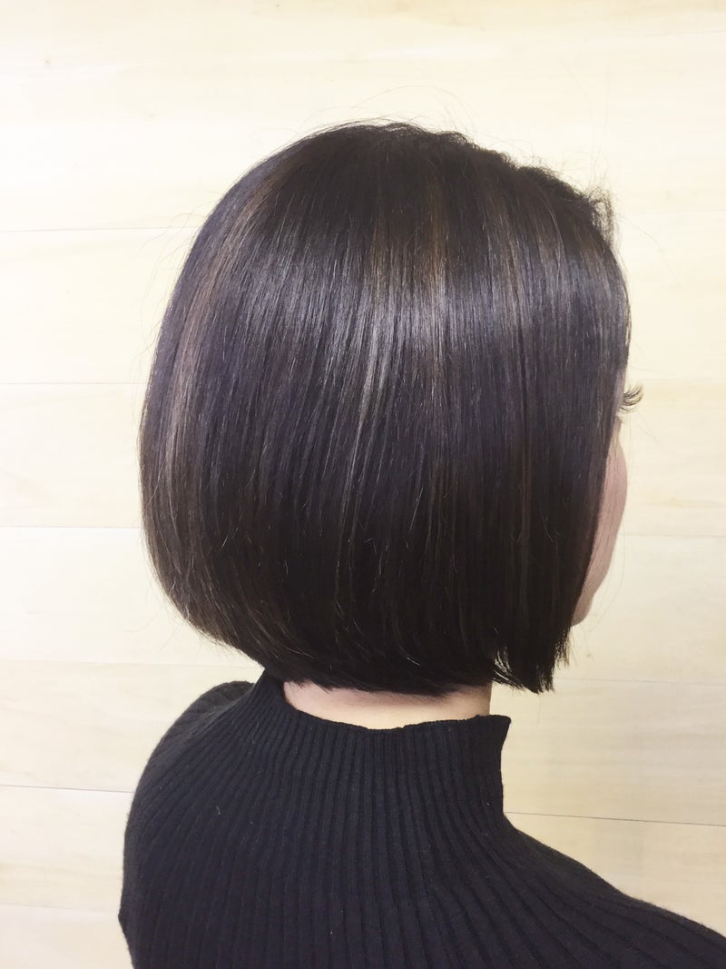 暗色ボブにブリーチなしハイライトでメリハリ女子 Hair Make Zen ヘアカラー 横浜 関内ヘアセット メイクに強い美容室ｈａｉｒ ｍａｋｅ ｚｅｎ Yokohamaのブログ