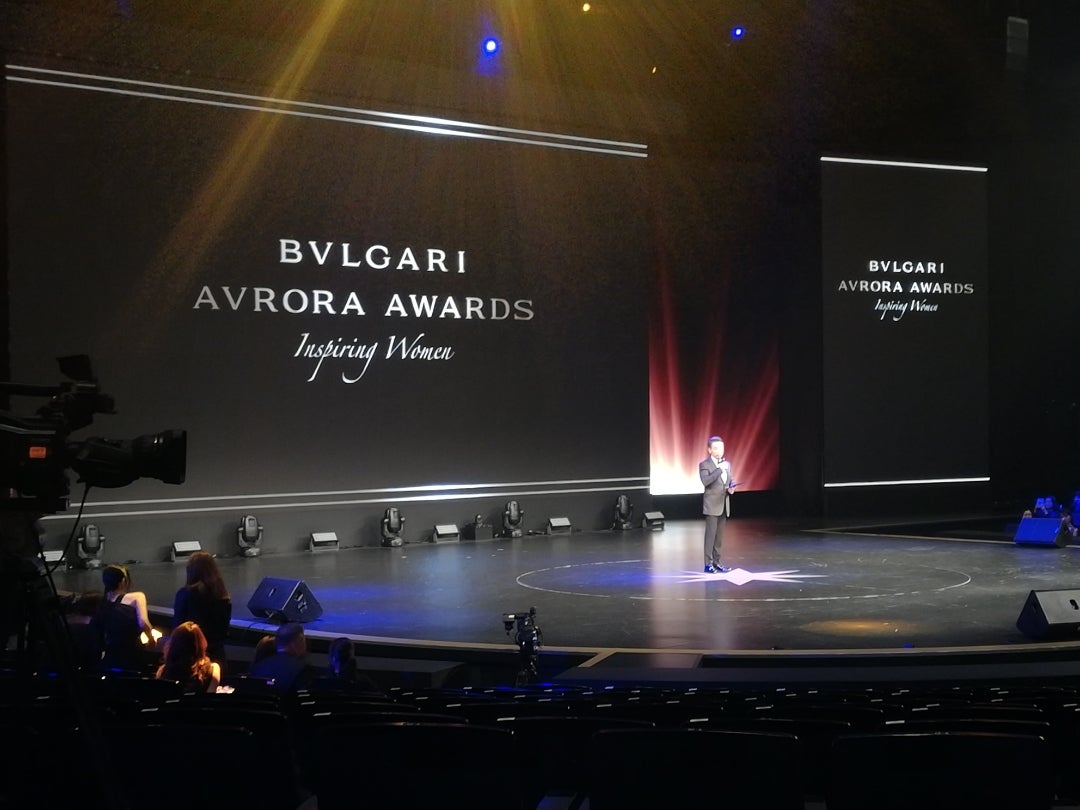 Bvlgari Avrora Awards ウニンパスの日記