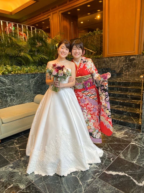ホテル椿山荘東京様で挙式された先輩花嫁様のご紹介です