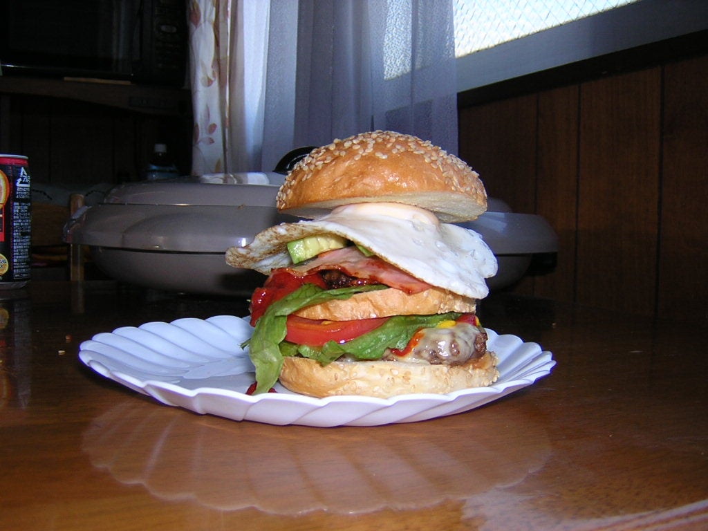 ハンバーガーを作ってみましたの記事画像