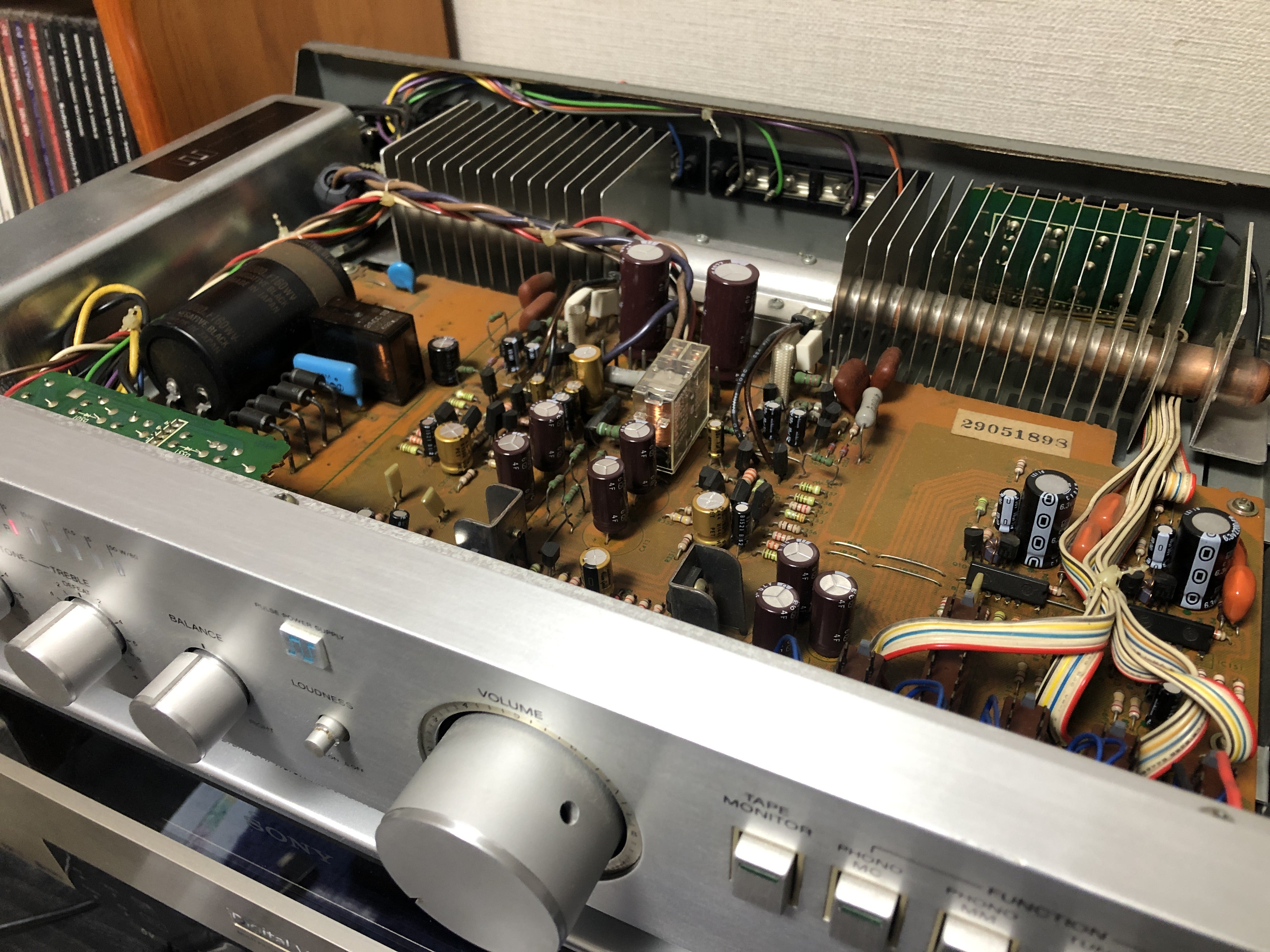 ソニー プリメインアンプ TA-F40 再び修理 | actonlaneのブログ