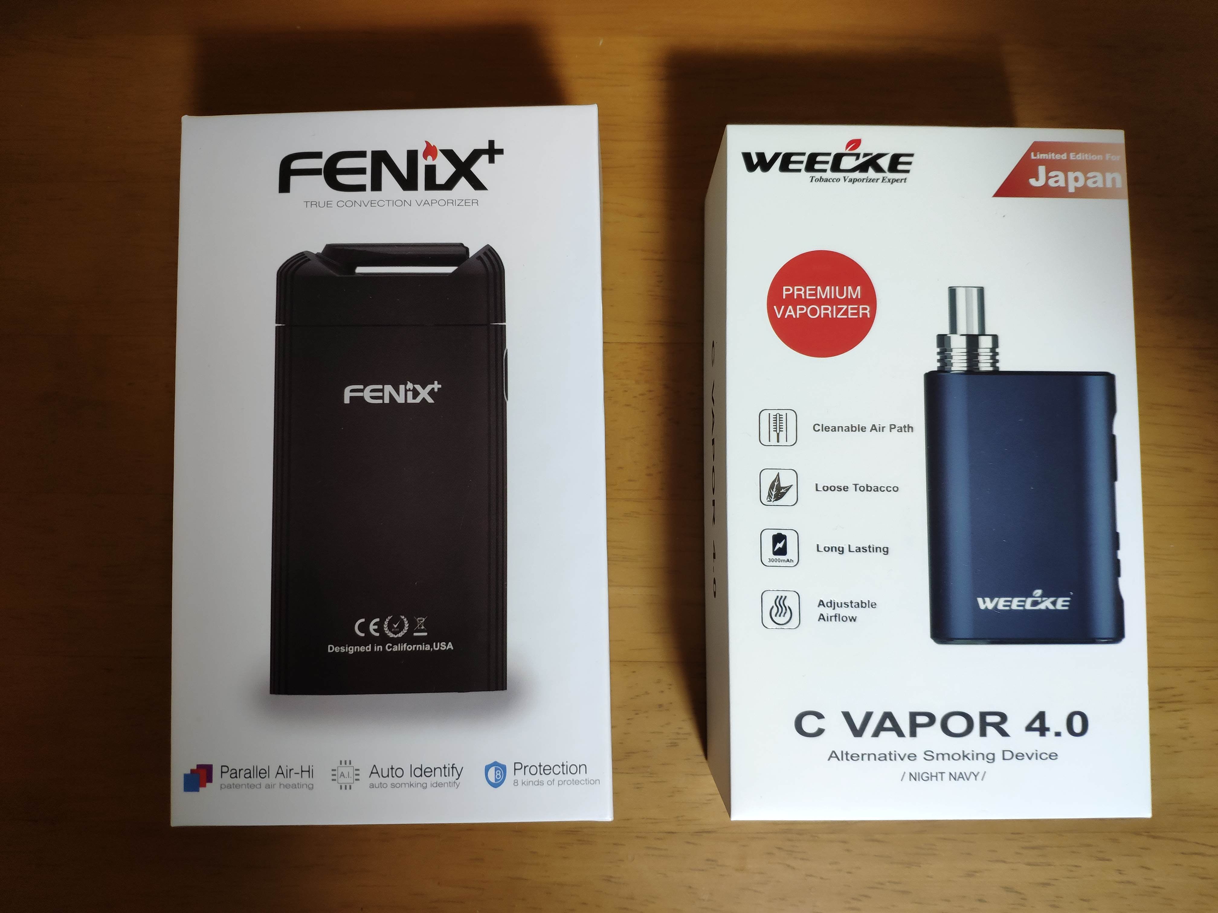 ヴェポライザーへの移行 再挑戦 Weecke Fenix+ & C-Vapor4.0 | 退屈日記