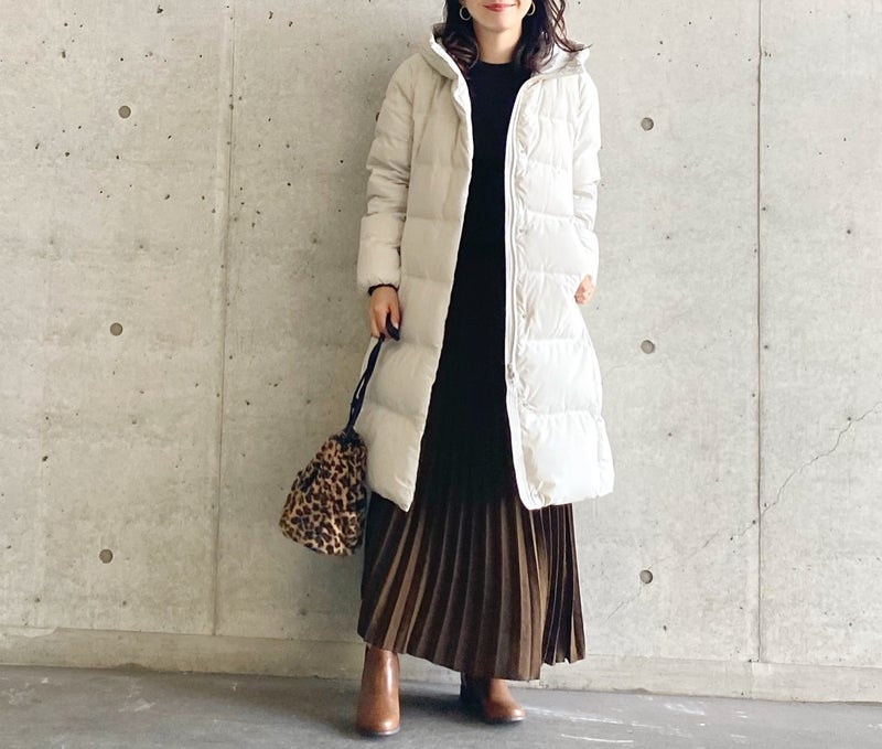衝撃の暖かさ！侮っていたUNIQLO「シームレスダウンロングコート」 | 35歳からのプチプラを品良く着こなしたいファッションブログ
