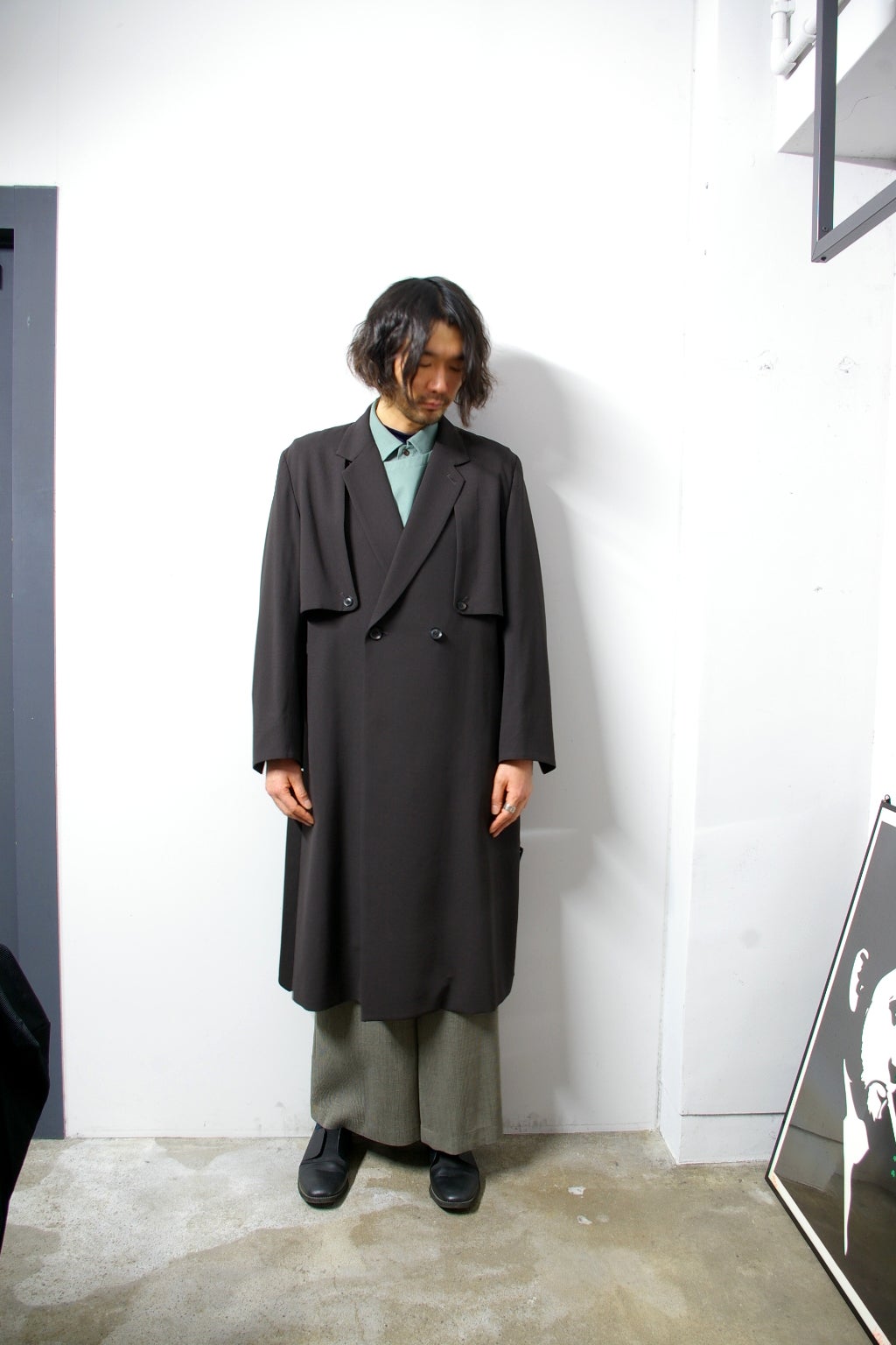 ETHOSENS Splitted trench coat エトセンス　20ss