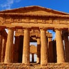イタリアのギリシャ神殿？　アグリジェント「神殿の谷」の画像