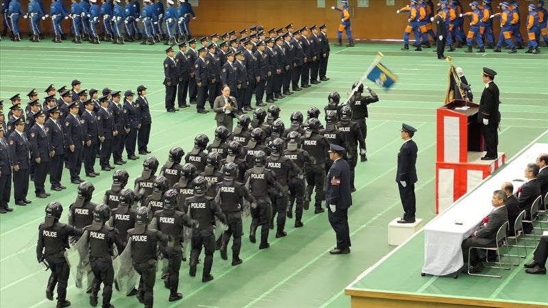 令和2年 岐阜県警察本部 年頭視閲式