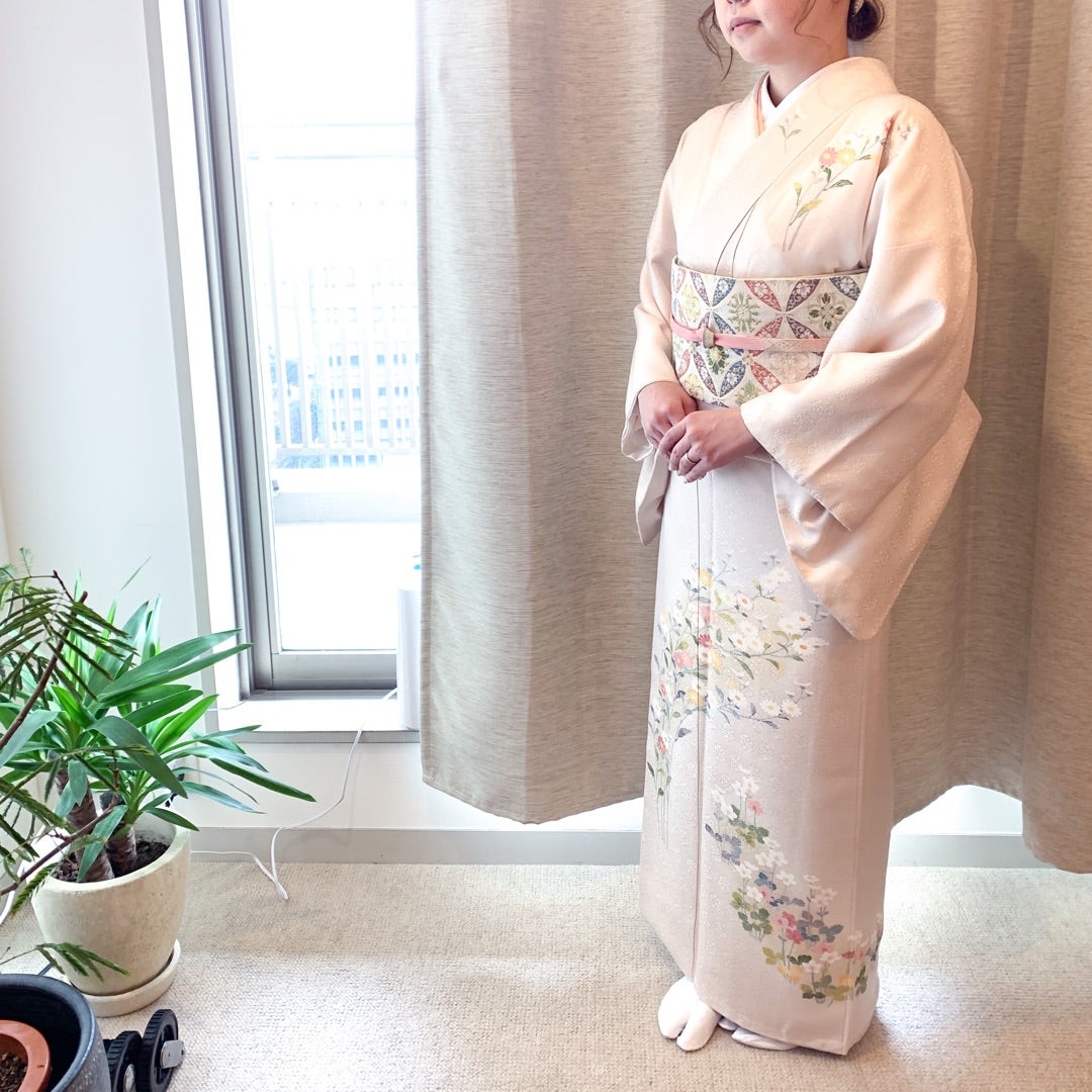 ご友人様の結婚式へ！お客様の美しい装い 着物でもっとキレイになれる！東京都中央区月島の着付け教室・出張着付けサービス