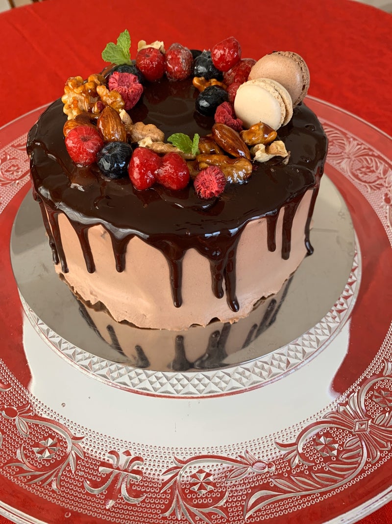 バレンタインチョコレートケーキ デコレーションパート2 丸山みな子 お料理 お菓子教室 世田谷