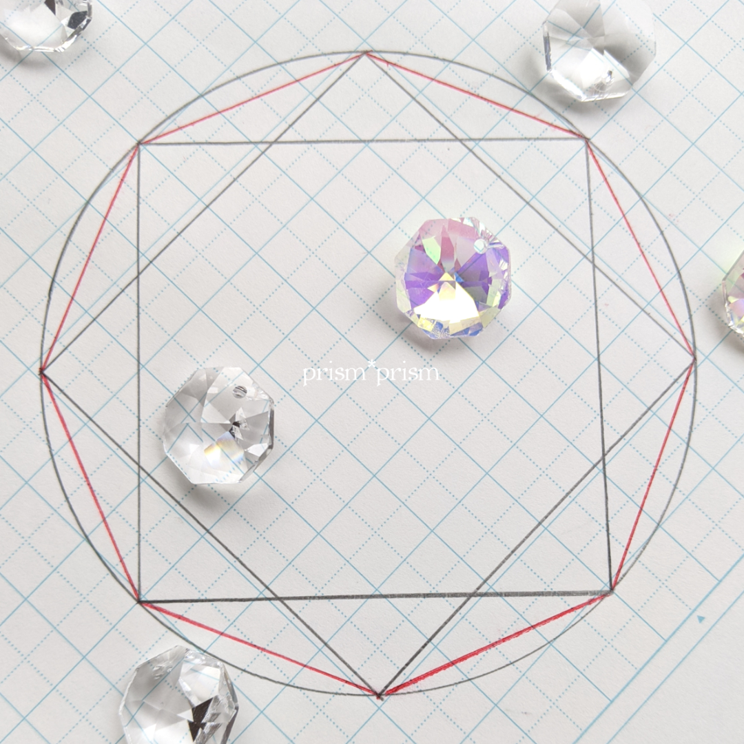 開運の形・八角形（オクタゴン） | 本物のクリスタルガラスのサン 