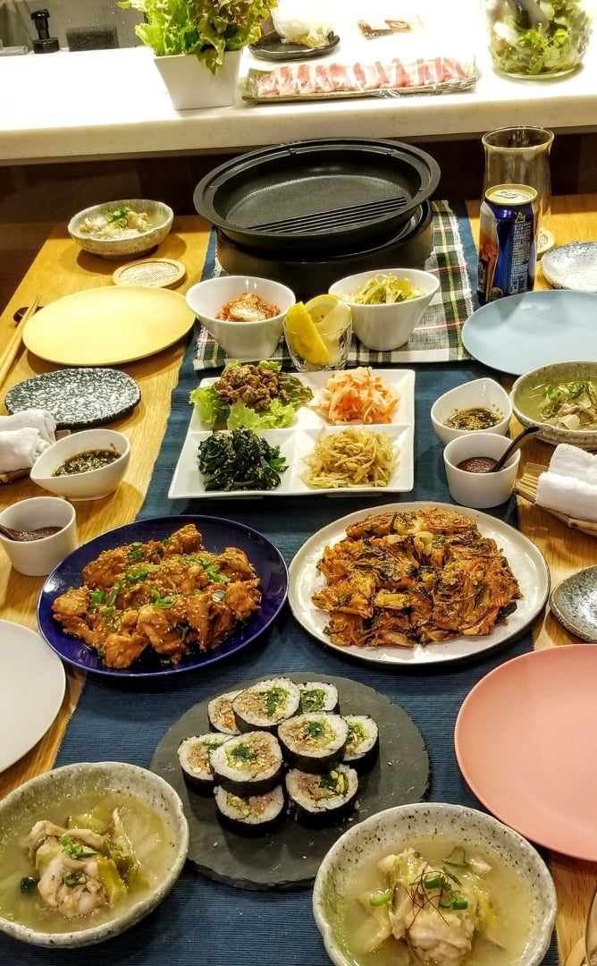 自宅で韓国料理 新年会 バースデー 作りおき3stepレシピ Sayacafe