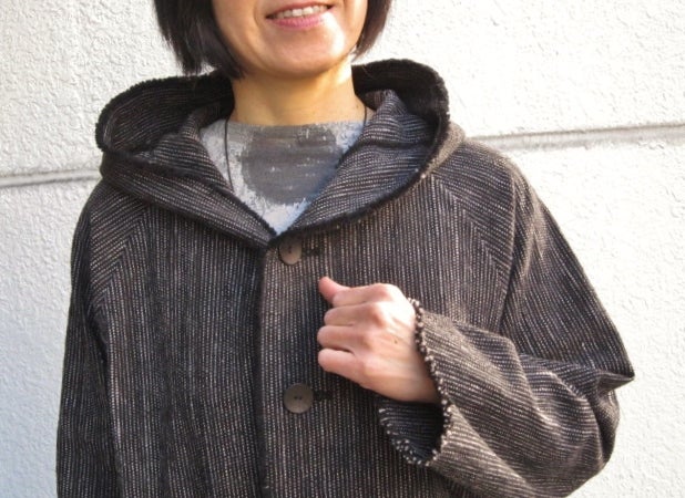 ババグーリ“手紬綿”のフード付きコート | 長野ヨーガンレール ババグーリ“手紬綿”のフード付きコート | 長野ヨーガンレール