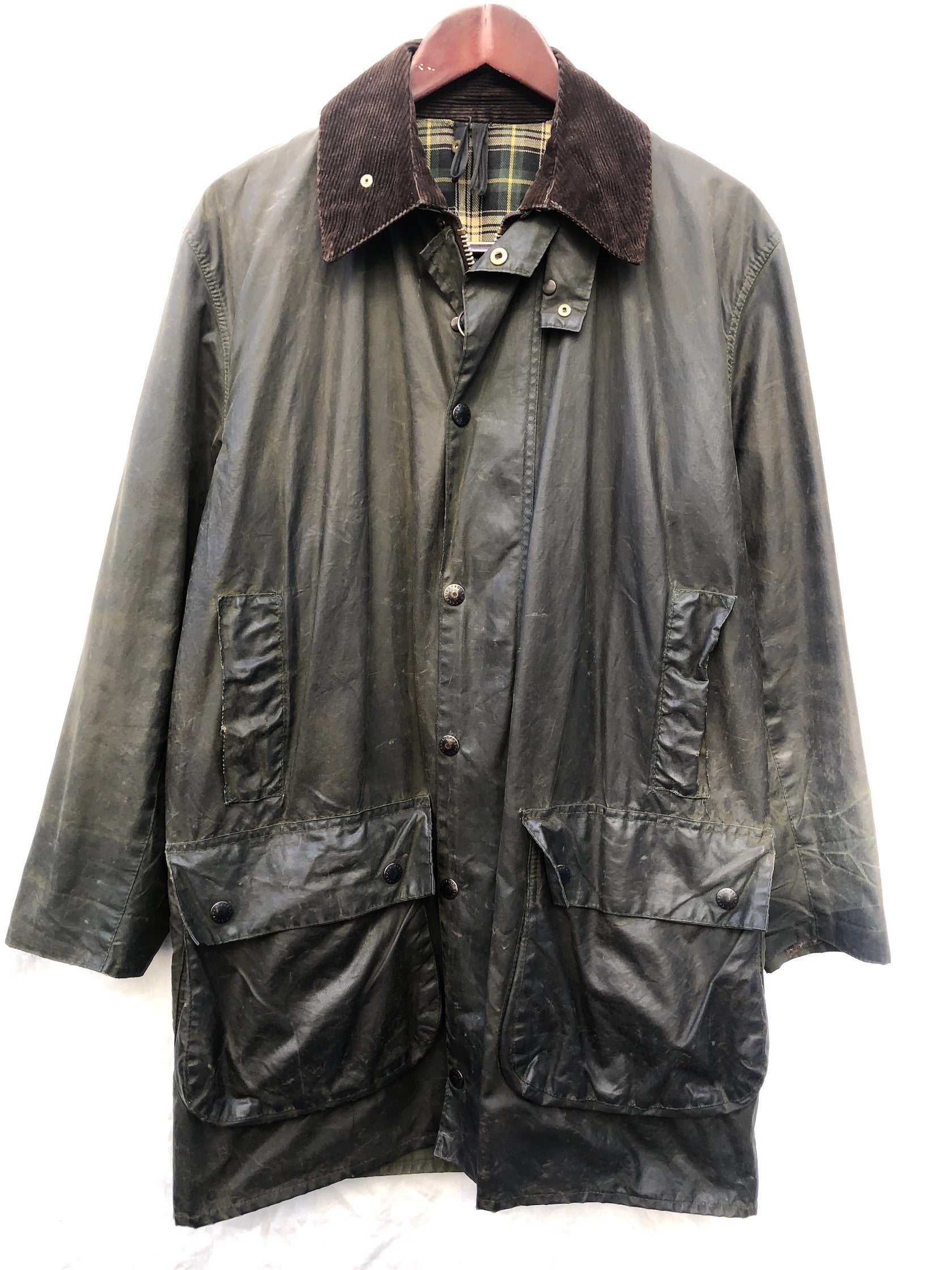 予約中! 美品 レア 1クレスト BARBOUR バブアー ライニング C42/107cm