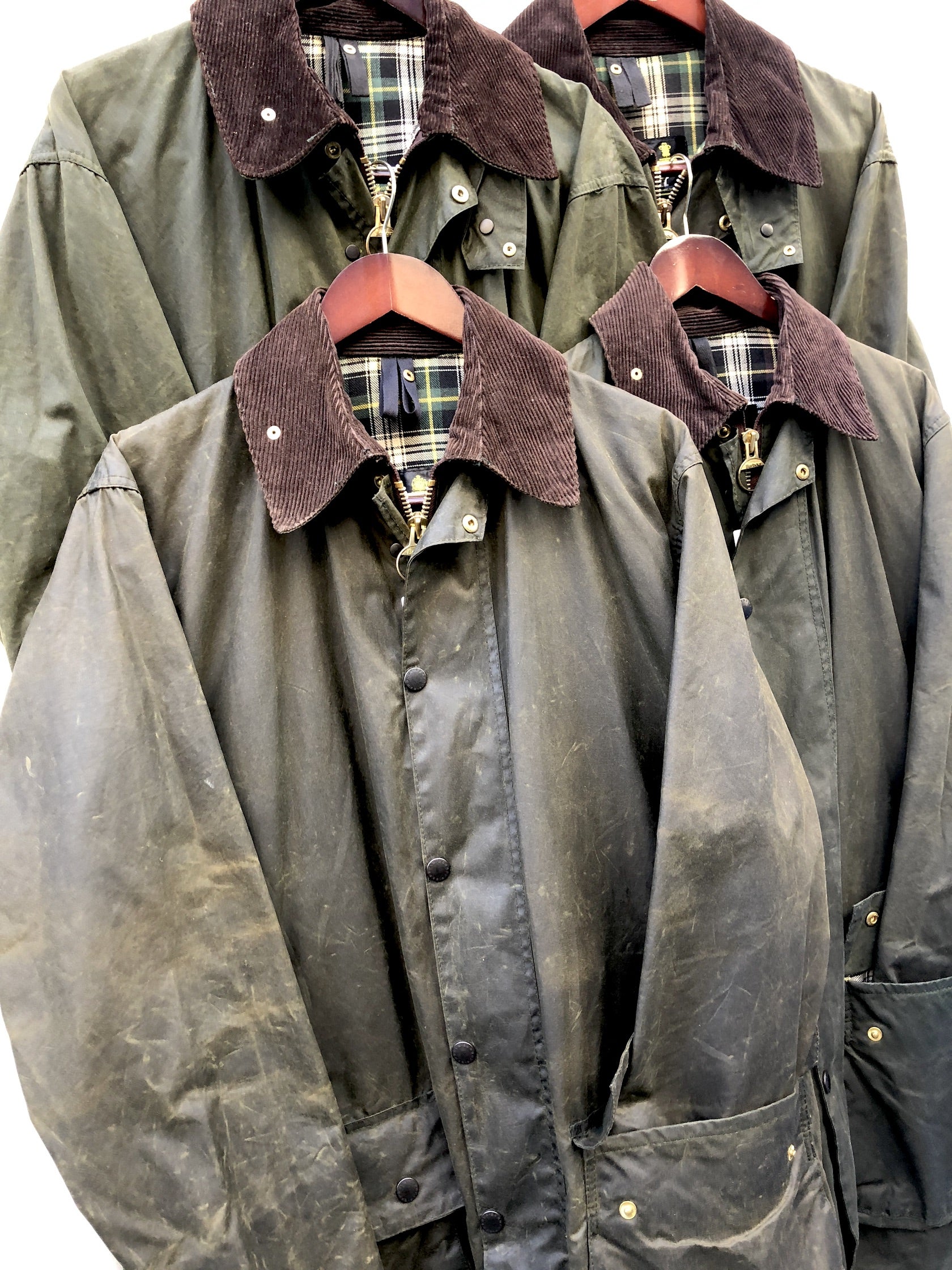 注目 44 ベルスタッフ 【Vintage】Barbour ビデイル BORDER