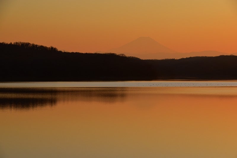 狭山湖からの夕景富士 | 気ままな旅スケッチ Part2