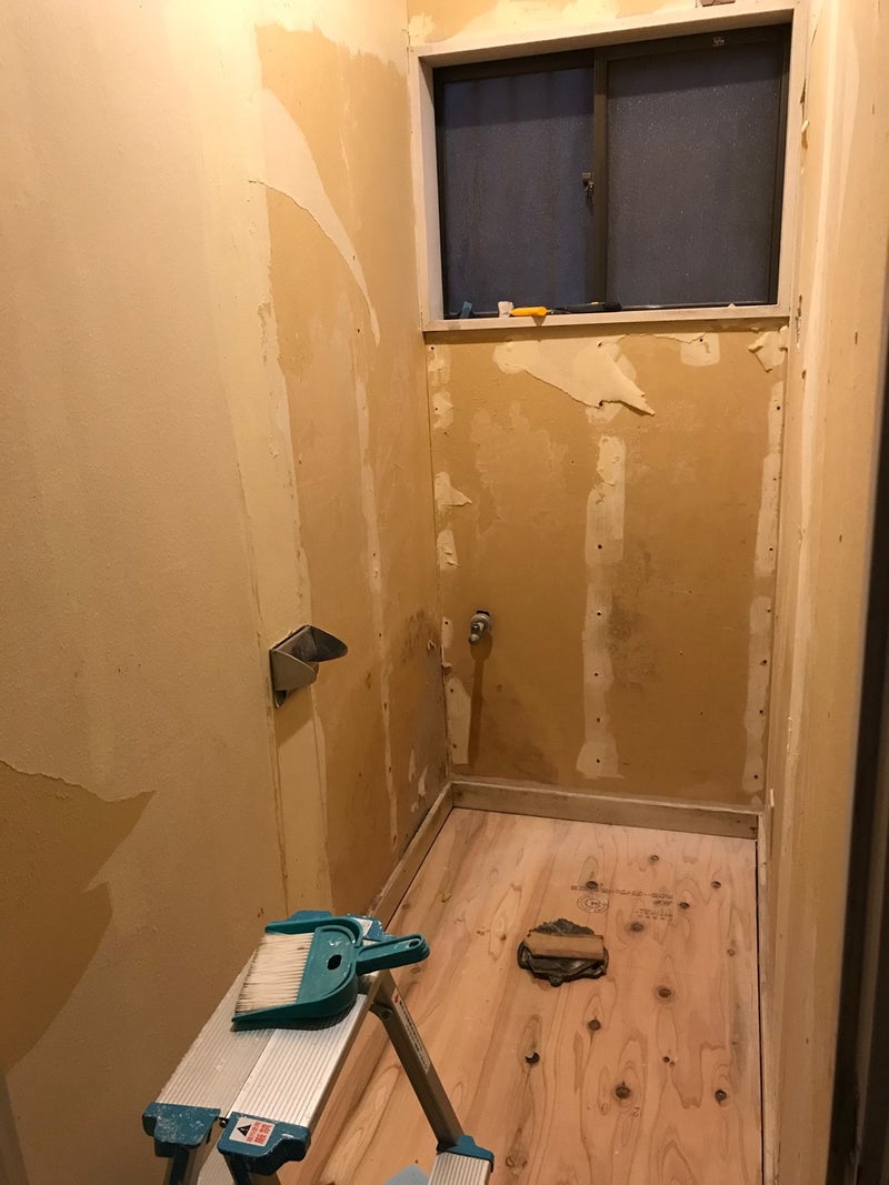 戸建てDIY～トイレの壁補修 ペリーのDIY大家日記
