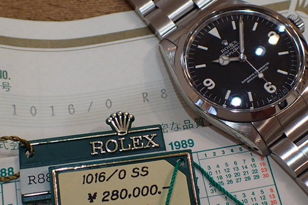 ロレックス エクスプローラーⅠ R番 Ref.1016 保証書付き | 時計人気