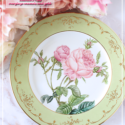 画像 繊細な金彩と盛り♪カップ咲きの『ルドゥーテの薔薇』♪＜◆生徒様作品集◆＞ の記事より 1つ目