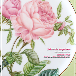 画像 繊細な金彩と盛り♪カップ咲きの『ルドゥーテの薔薇』♪＜◆生徒様作品集◆＞ の記事より 2つ目