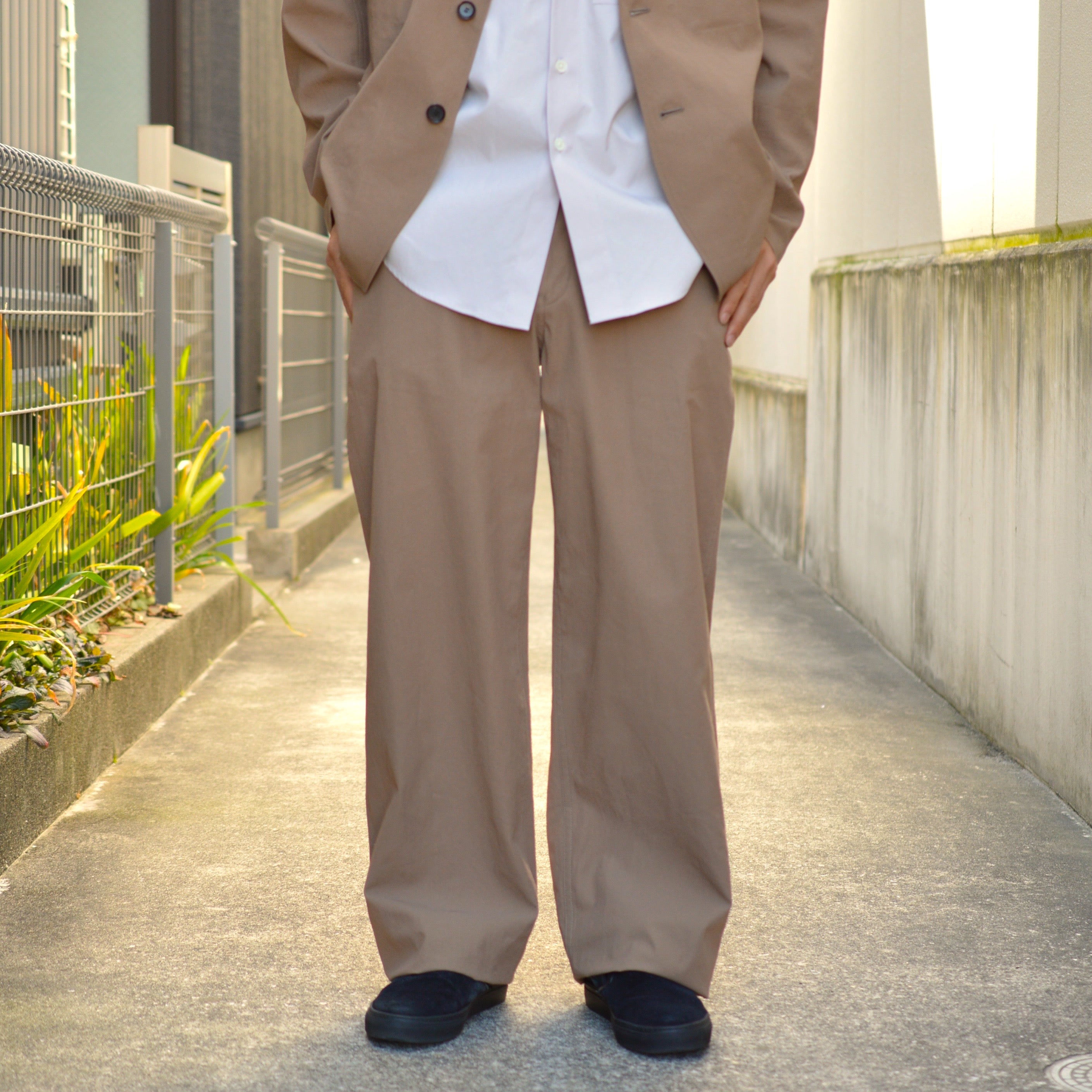 AURALEE / FINX HARD TWIST GABARDINE JACKET&PANTS | Gramme AURALEE / FINX HARD TWIST GABARDINE JACKET&PANTS | Gramme