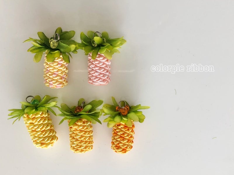 キス編み ミニパイナップル ハワイアンリボンレイ Colorple Ribbonのブログ
