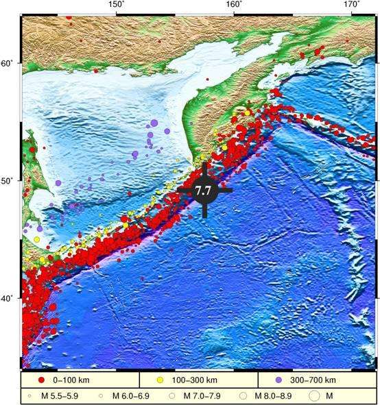 大地震 千島列島でマグニチュード7 5の地震 直前には火山も噴火 地球の仕組みの探求ブログ