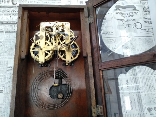 精工舎（SEIKO SHA） 昭和20年代のゼンマイ式 レトロな掛け時計 修理 