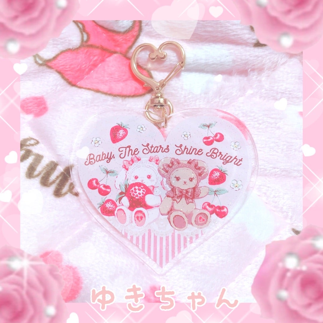 うさくみゃちゃんキーホルダー | Sweet Rose