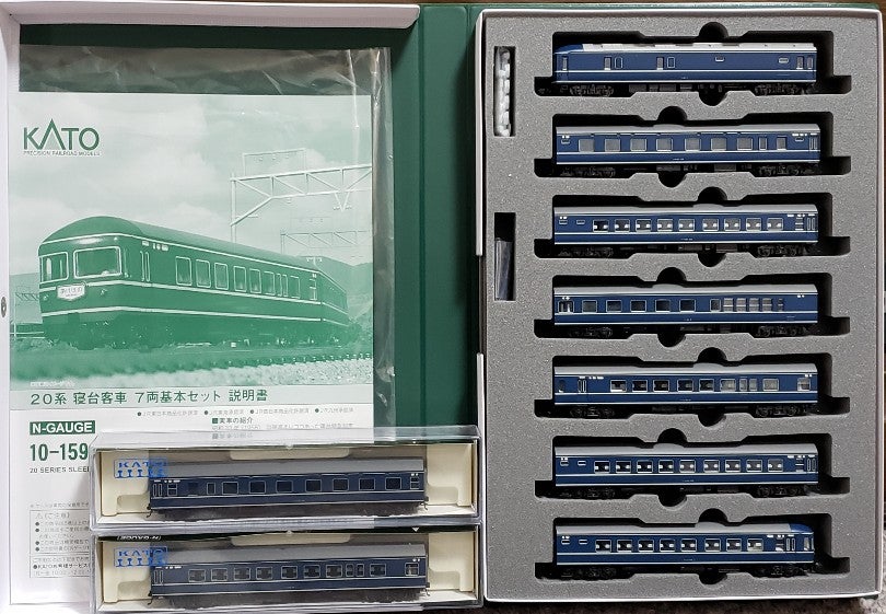 137. KATO 20系寝台客車セットの入線&整備 | yasooの鉄道ブログ
